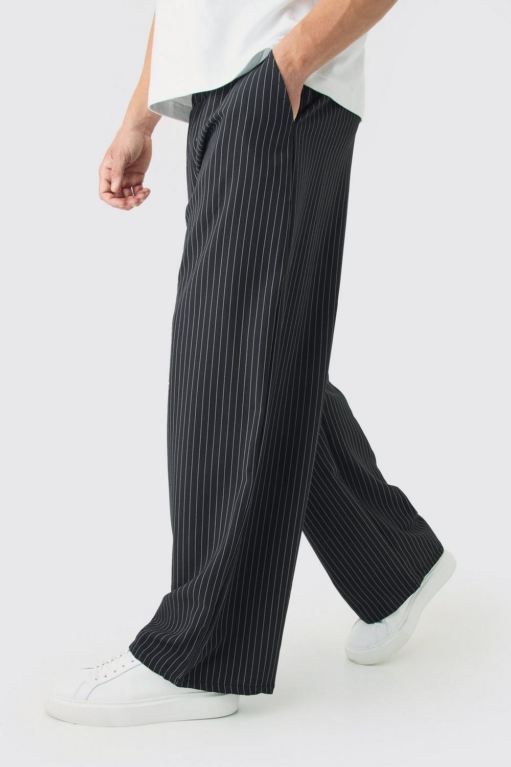 Baggy Pinstripe Pants
