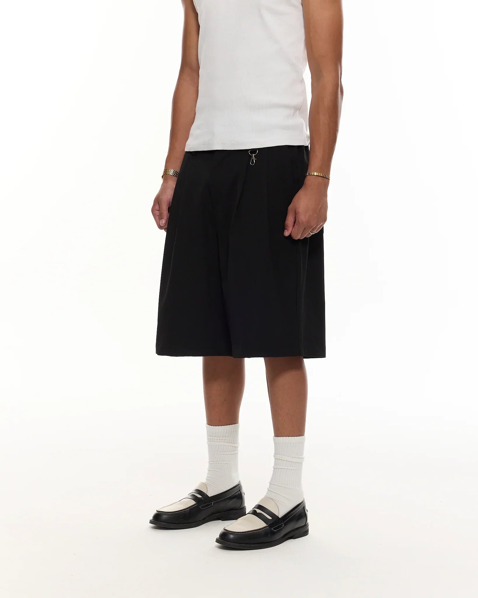Pleated Shorts